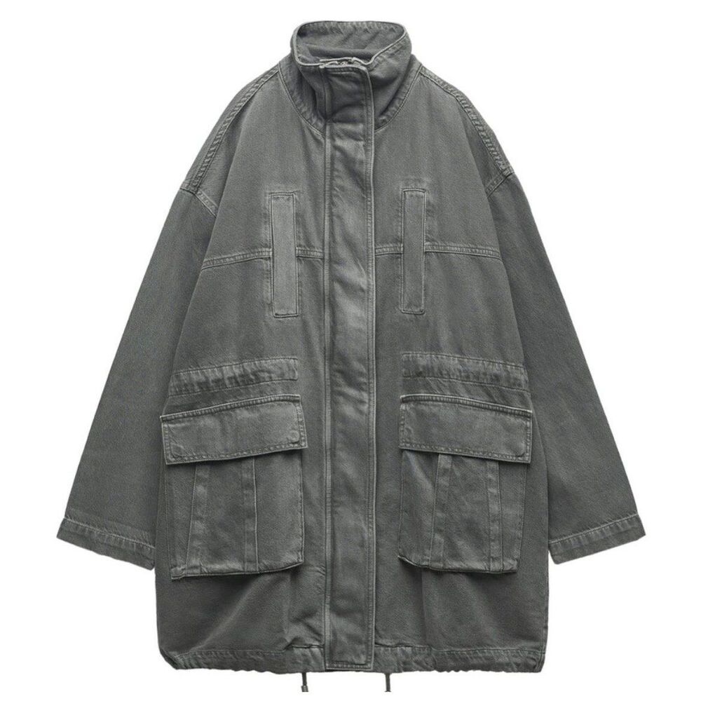 NWOT Utility Jacket with Multiple Pockets